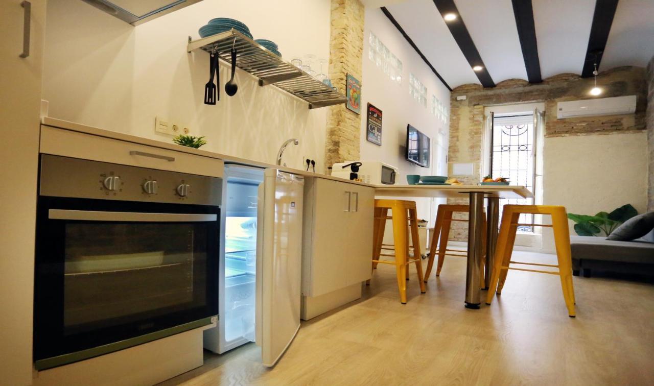 Loft Independiente Con Piscina Compartida En Centro De 발렌시아 외부 사진