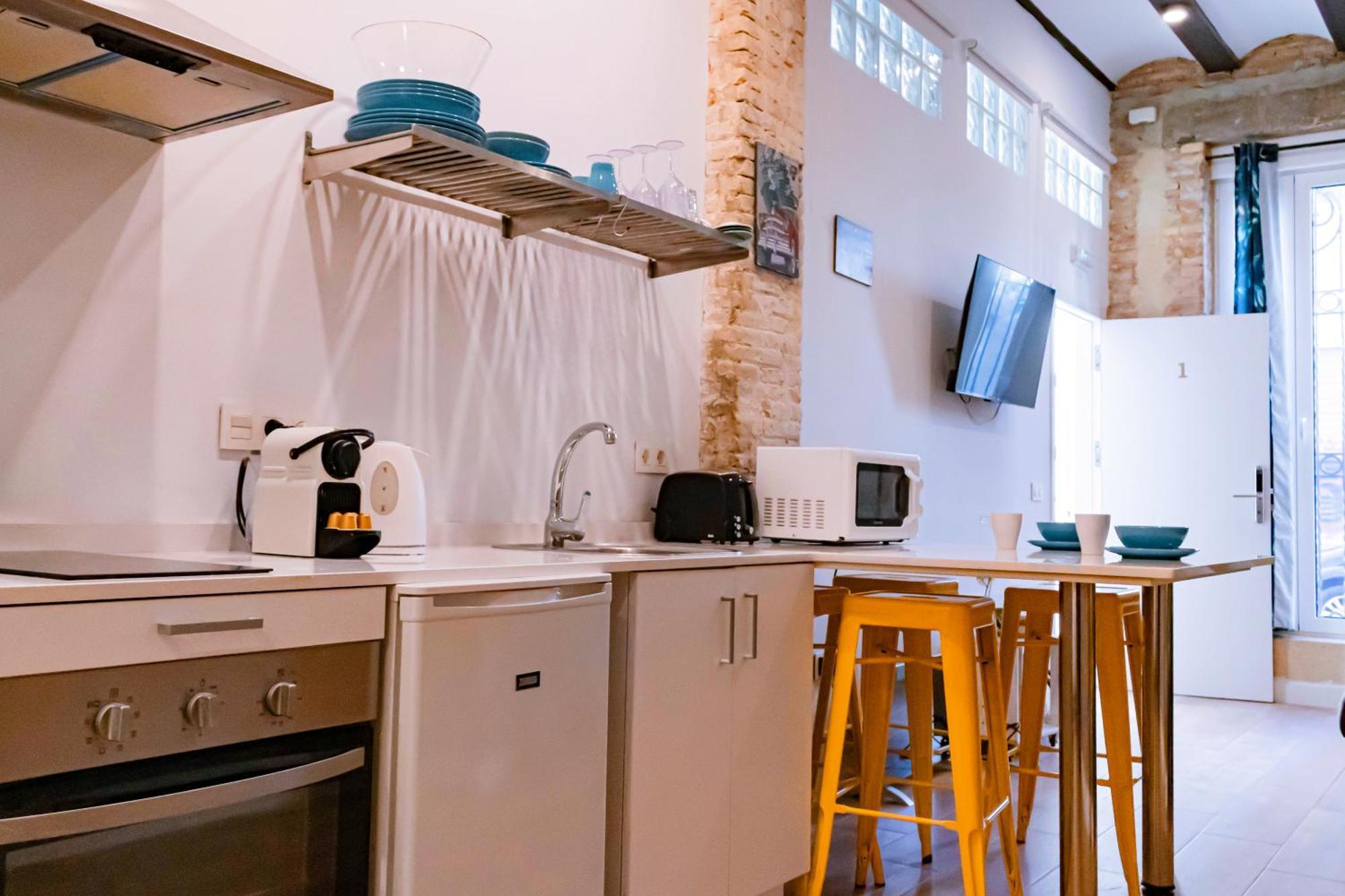 Loft Independiente Con Piscina Compartida En Centro De 발렌시아 외부 사진